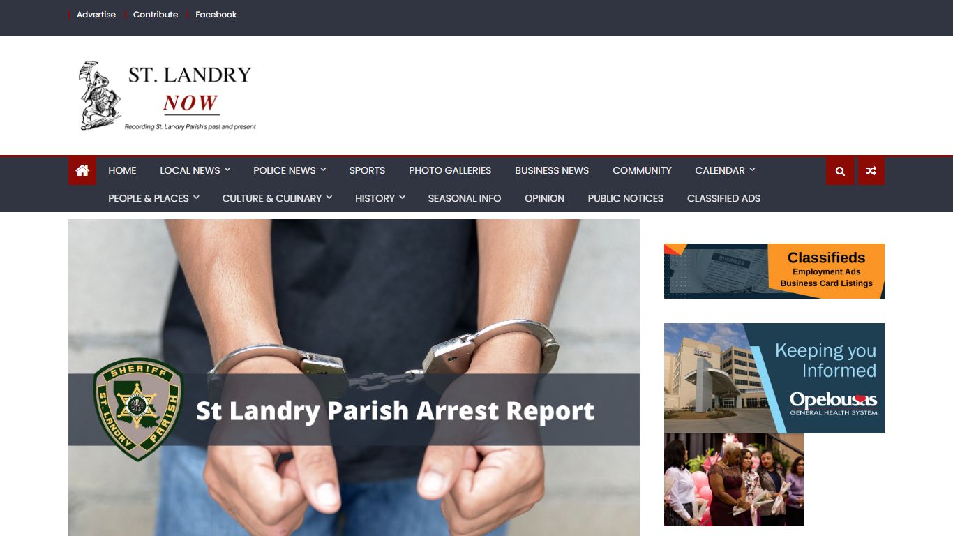 St. Landry Parish Arrest Report